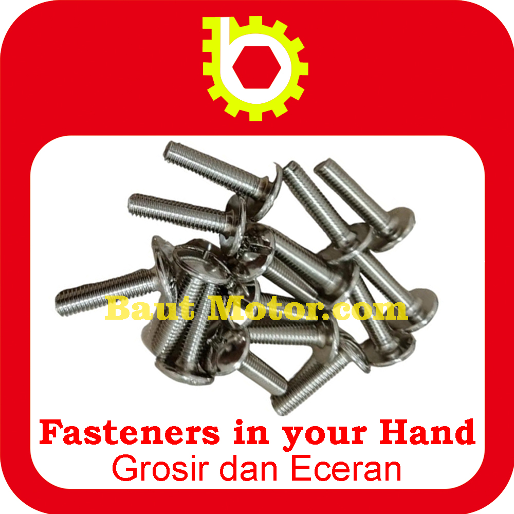 Baut body Nekel 6x16